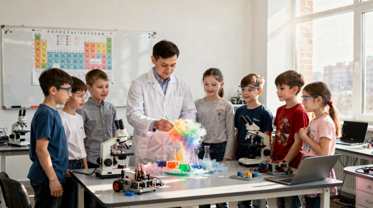 Научные шоу и STEM-программы для школьников Набережных Челнов